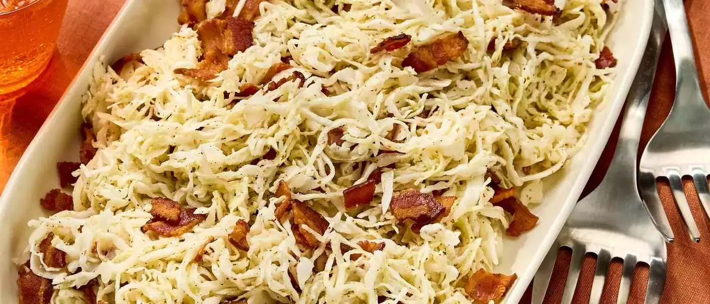 Delectable Cabbage and Bacon Side Dish
