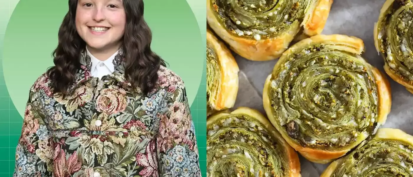 Bella Ramsey's Quick and Delicious Pesto Pastry Spirals