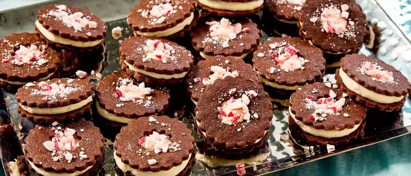 The Art of Crafting Chocolate Peppermint Sandwich Cookies