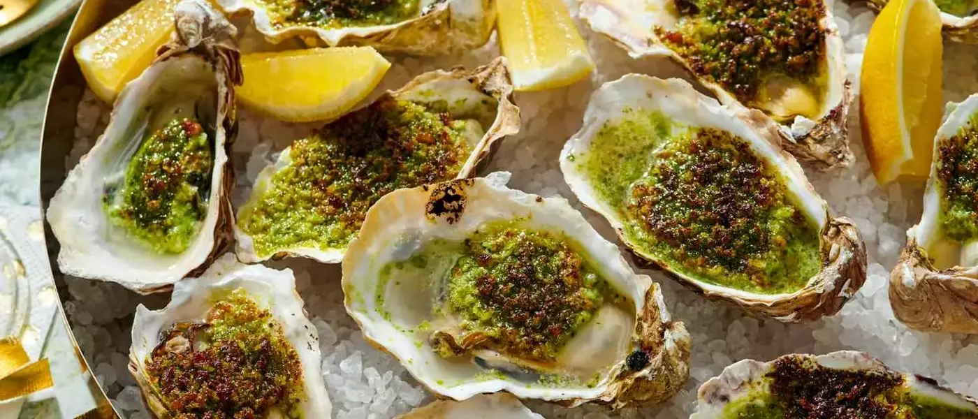 Indulgent Roasted Oysters with Savory Topping