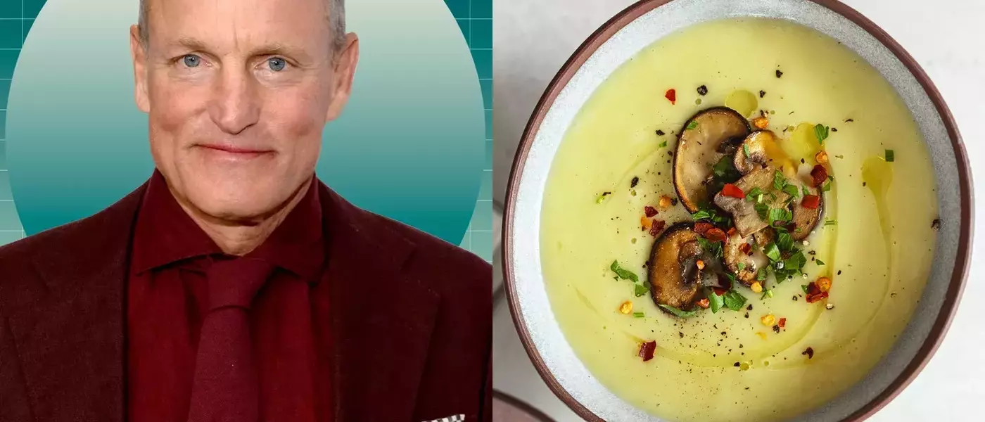 Woody Harrelson and Laura Louie's Vegan Creamy Potato Leek Soup Recipe