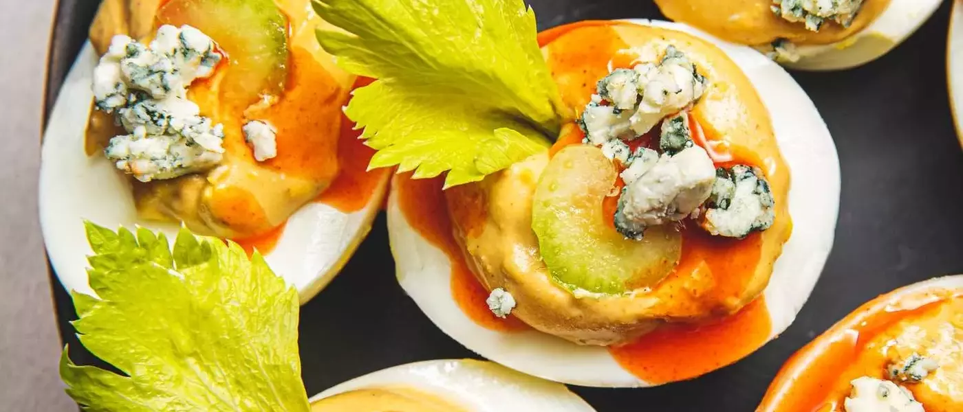 Spicy Blue Cheese Deviled Eggs: A Culinary Fusion