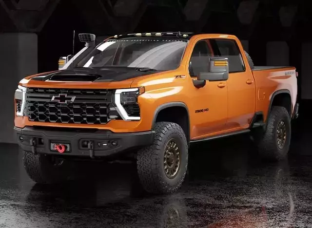 Limited-Edition Tangier Orange AEV Silverado 2500HD ZR2 Bison Debuts