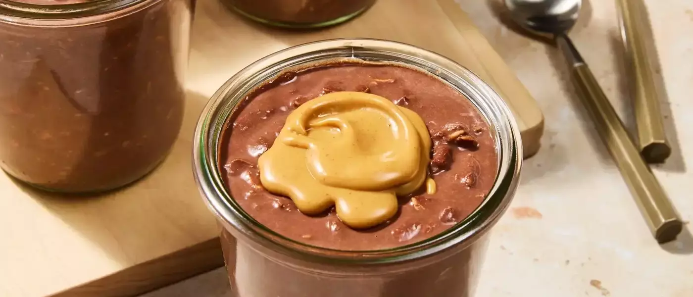 Indulgent High-Protein Peanut Butter-Chocolate Overnight Oats