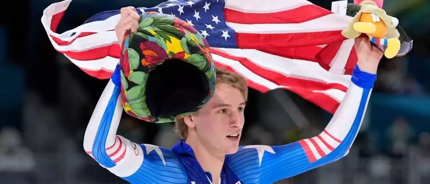 Stolz Dominates 1000m Speed Skating at Milan Cortina Games