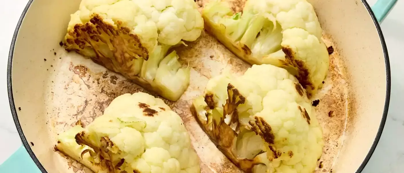 Garlic Parmesan Melting Cauliflower