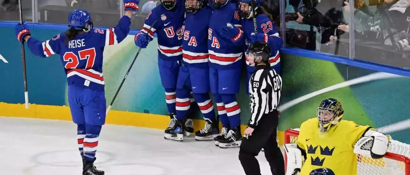 USA Women's Hockey Team Dominates, Advances to Olympic Gold Medal Match