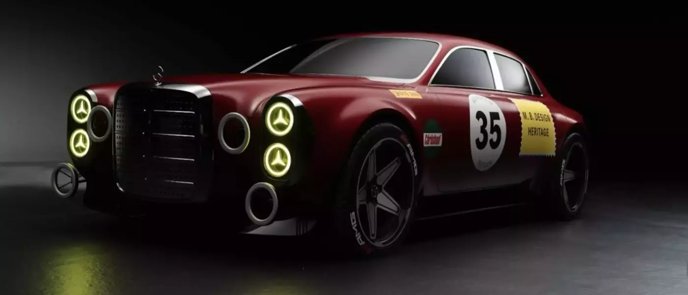 Mercedes-Benz Reimagines the Iconic "Red Pig" as a Modern Luxury Sedan