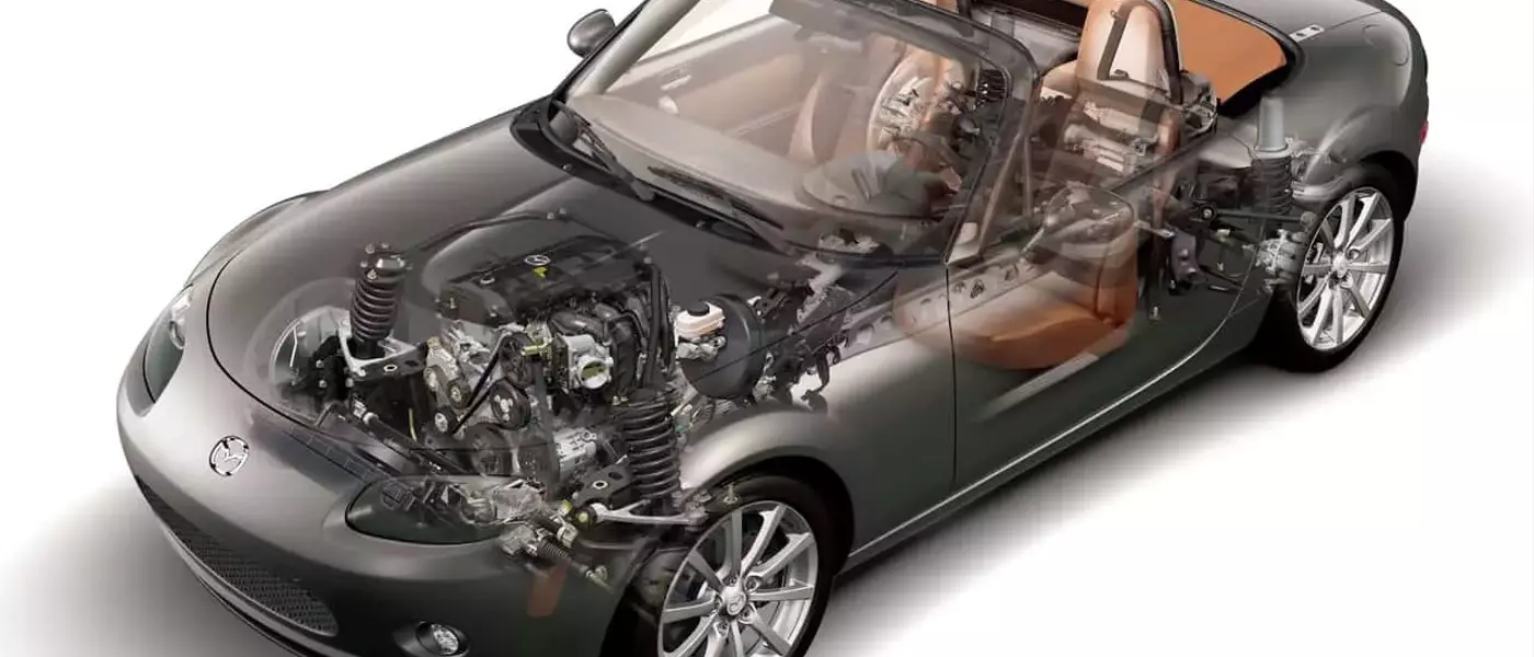 Mazda Engineers Covertly Installed a V6 Engine in a Miata Prototype
