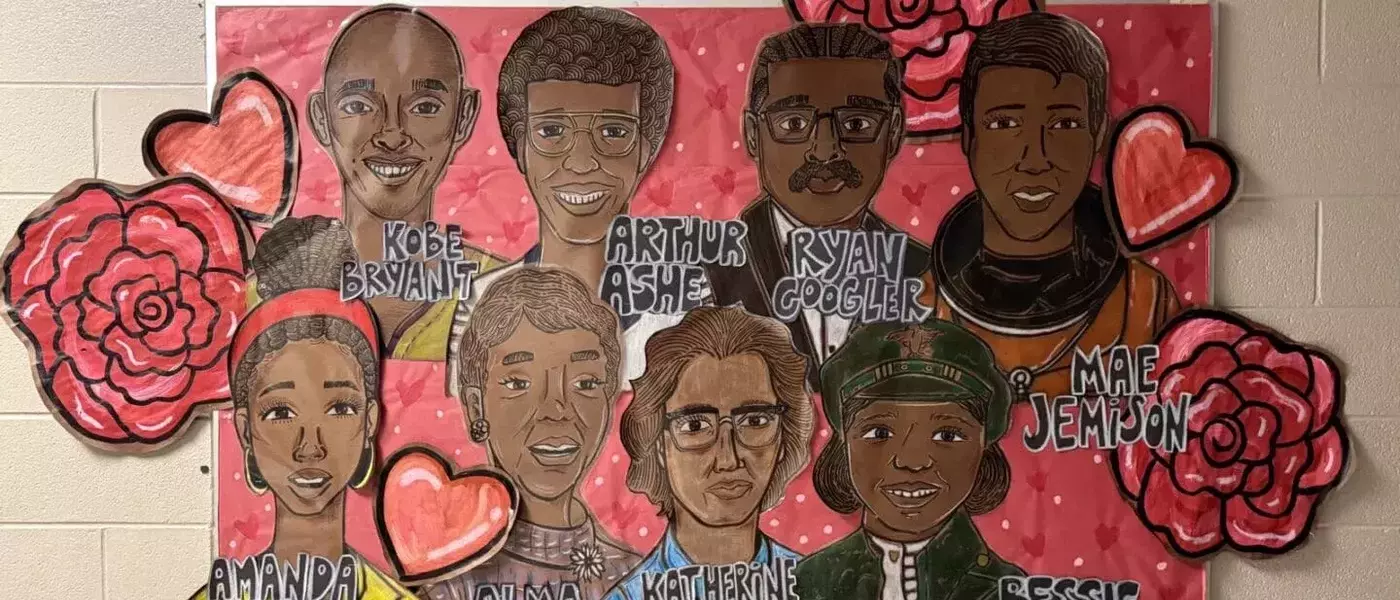 Inspiring Black History Month Displays by Art Teacher Go Viral