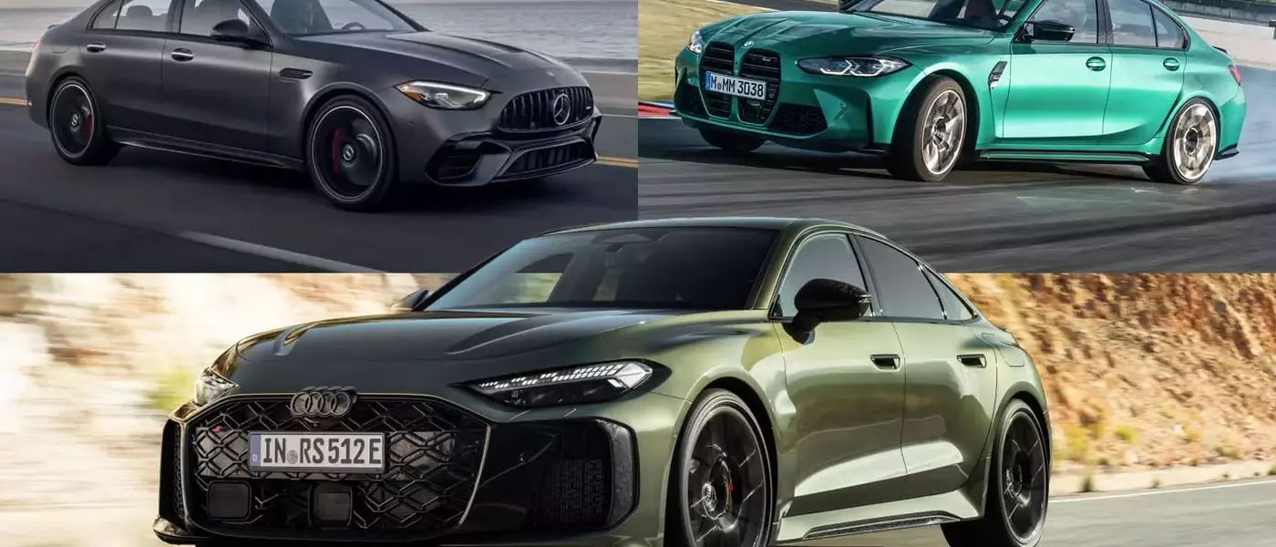 Audi RS 5, BMW M3, and Mercedes-AMG C63: A Performance Sedan Showdown