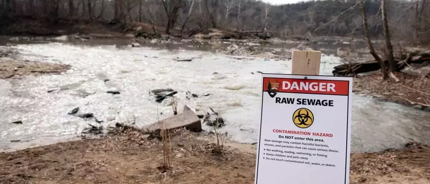 Class-Action Lawsuit Filed Over Potomac Sewage Spill
