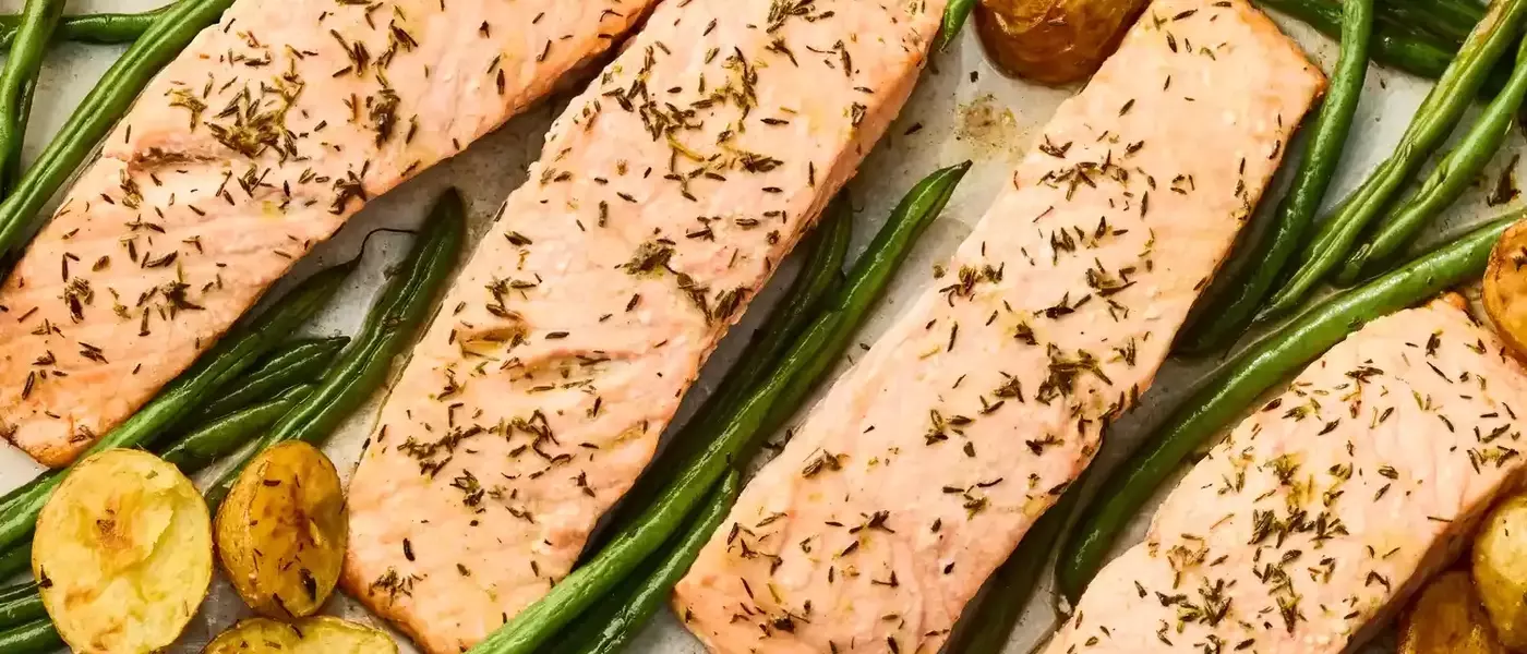 Effortless Sheet-Pan Salmon with Roasted Vegetables