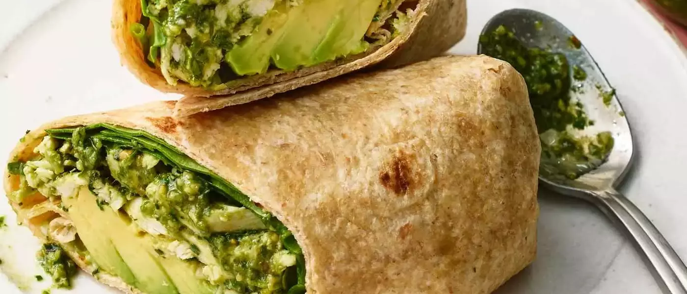 The Ultimate High-Protein Chicken Wrap with Zesty Pesto