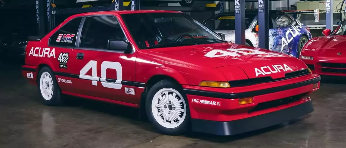 Acura Unveils Retro Integra Race Car to Celebrate 40th Anniversary