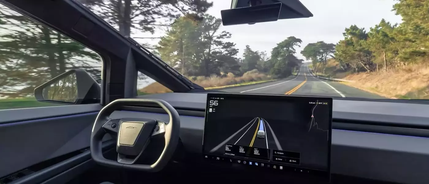 Tesla Cybertruck's Full Self-Driving System Misinterprets Road Markings at High Speeds