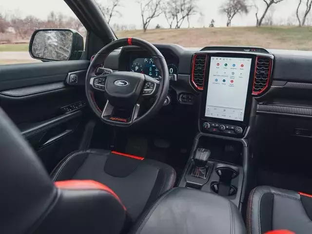 2026 Ford Ranger Raptor Interior Features