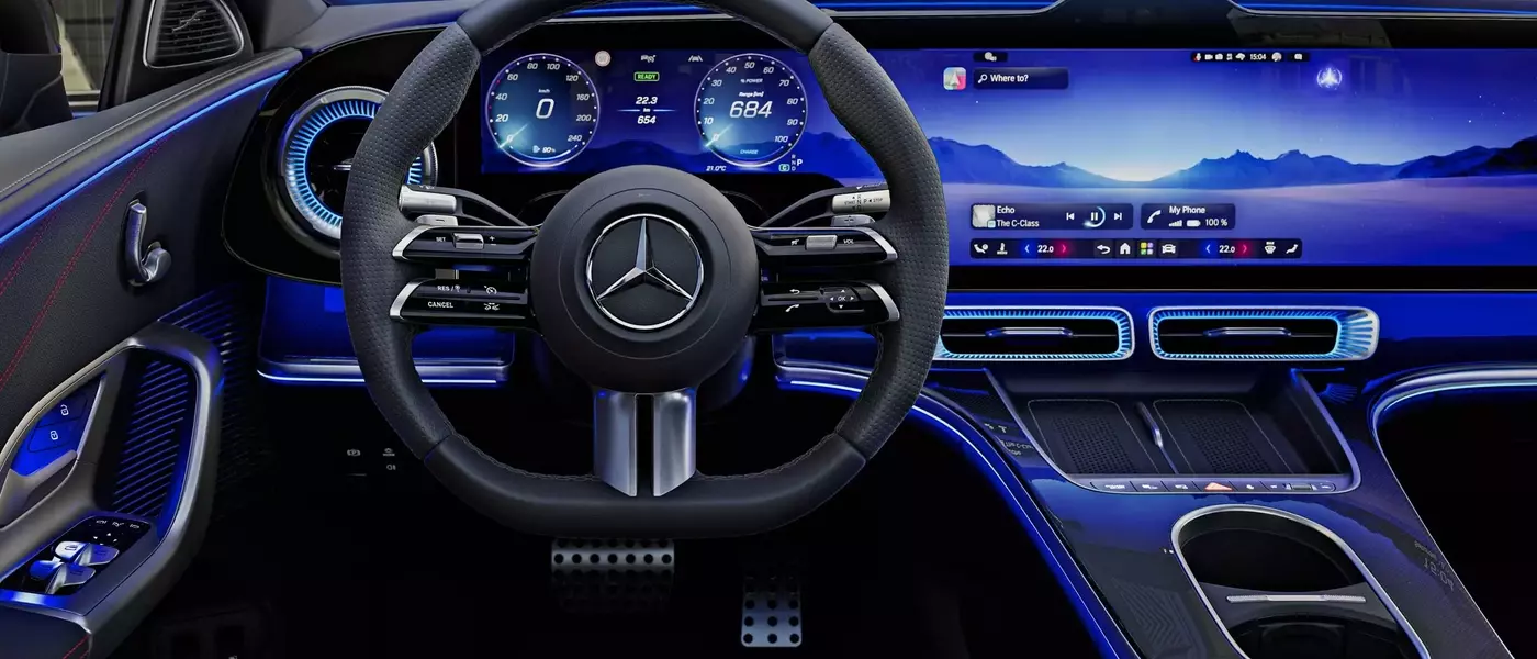 Mercedes-Benz Unveils Electric C-Class Interior: A Glimpse into Future Luxury