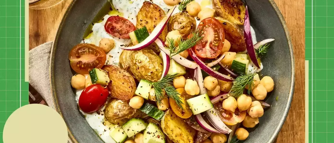 Roasted Potato Tzatziki Bowls: A Delightful and Nutritious Meal