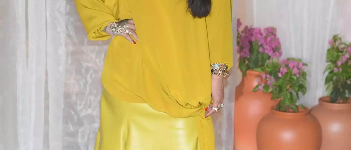 Rihanna Embraces Bold Chartreuse, Moving Beyond Butter Yellow