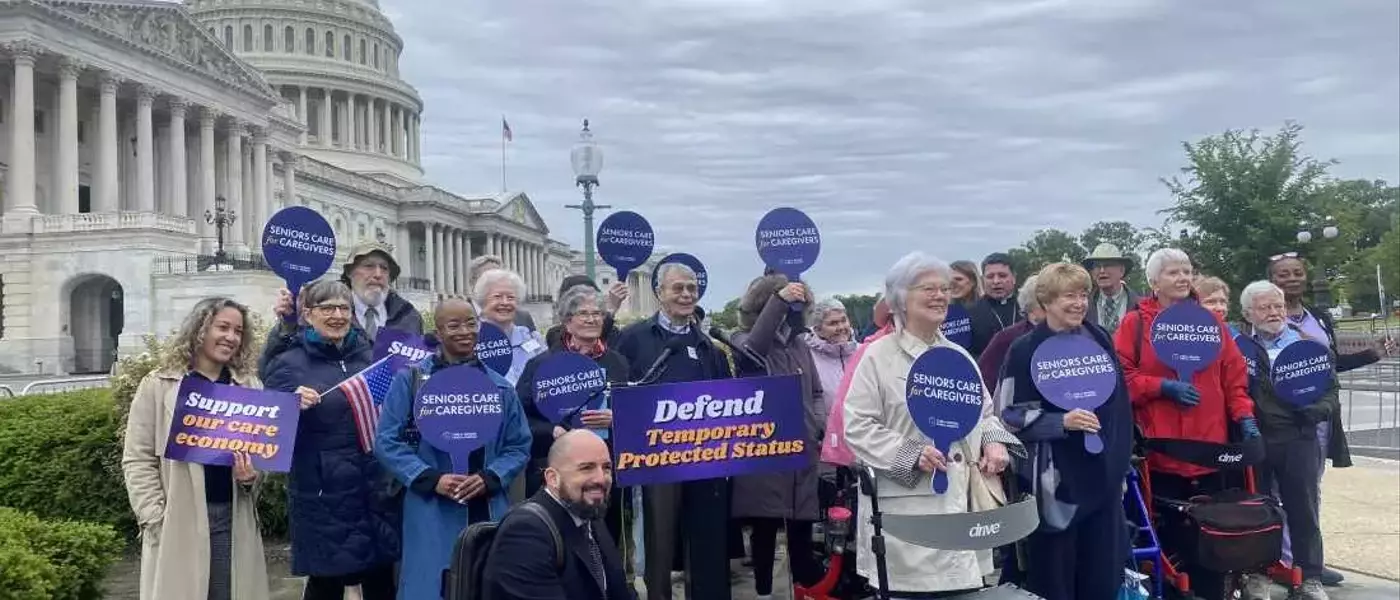 Seniors Advocate for Immigrant Caregivers Amidst Supreme Court Deliberations on TPS