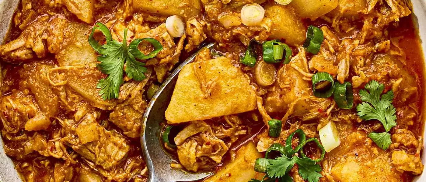 Hearty Mexican Stewed Potatoes with Pork Belly