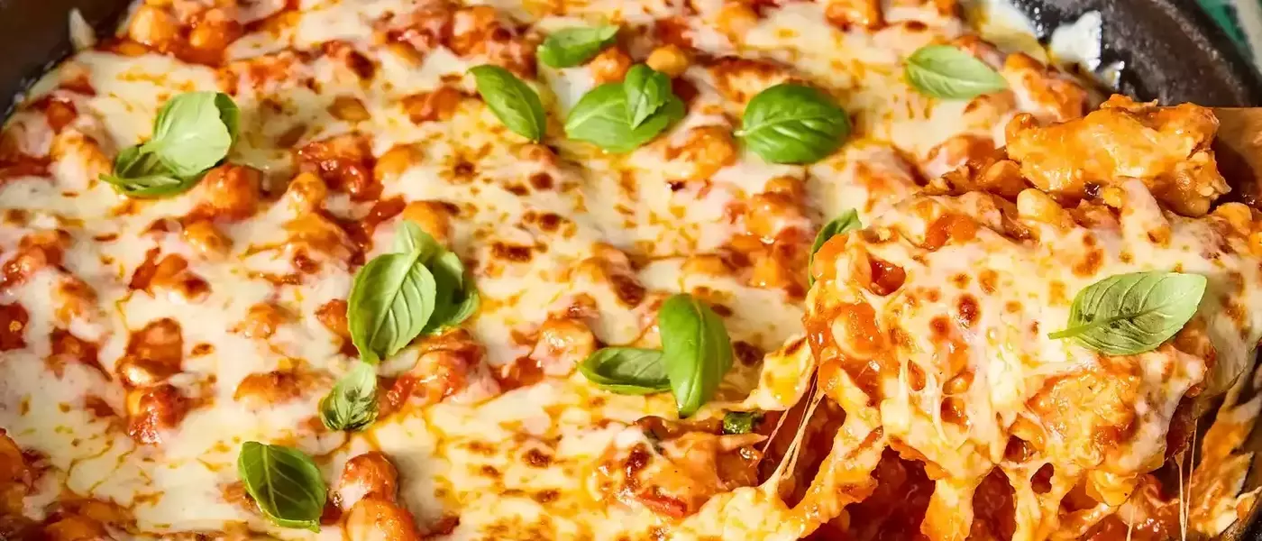 One-Pan Chicken Parmesan with White Beans