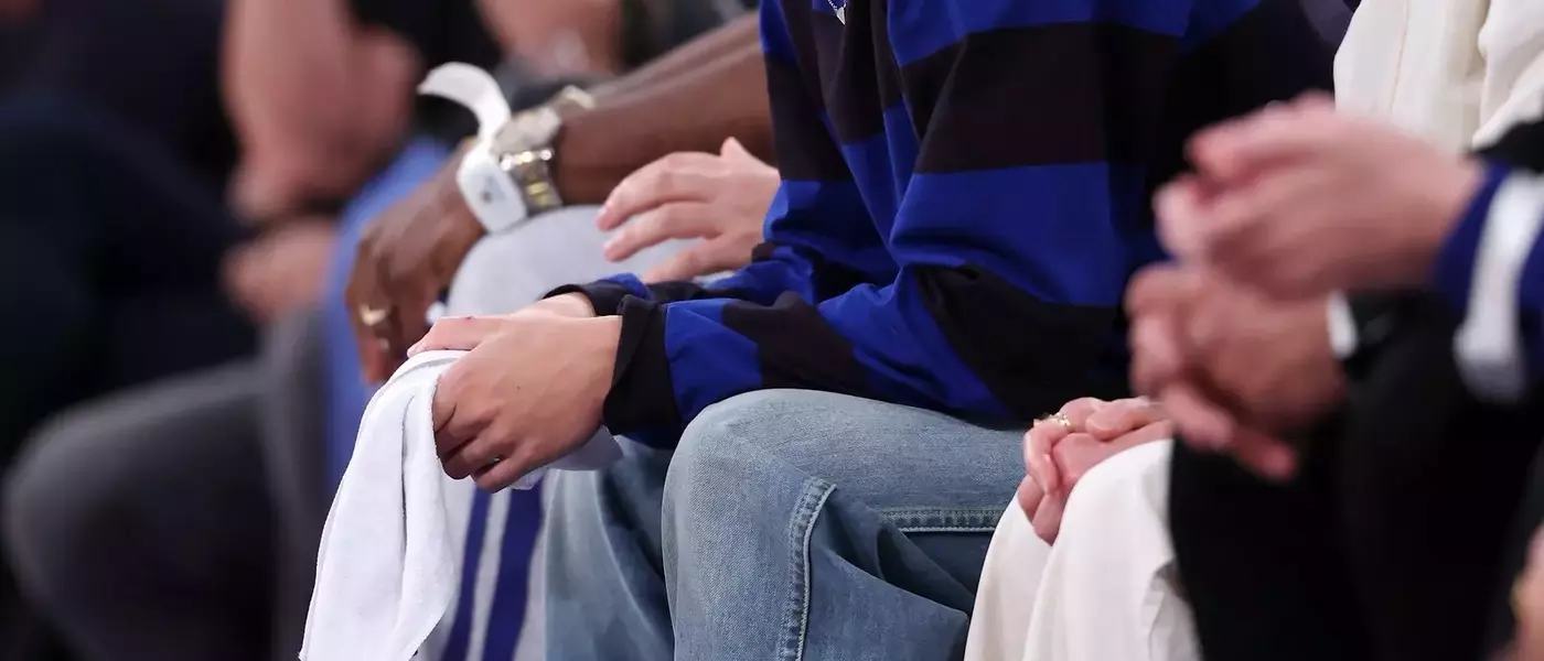 Timothée Chalamet's NBA Playoff Style Statement
