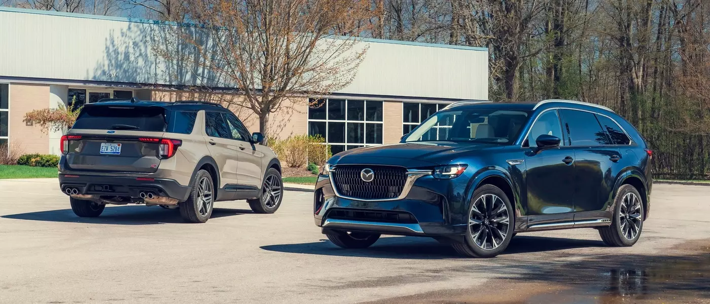 Mid-Size SUV Showdown: Ford Explorer ST vs. Mazda CX-90 Turbo S