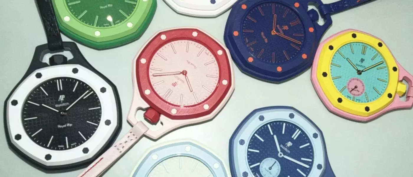 Audemars Piguet and Swatch Unveil Revolutionary Royal Pop Pocket Watch Collection