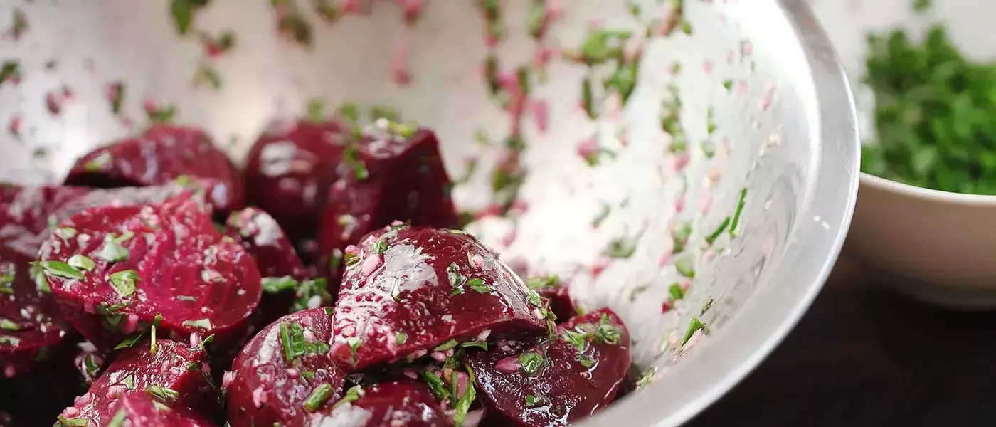 Roasted Beet Salad with Horseradish Crème Fraîche and Pistachios: A Culinary Delight