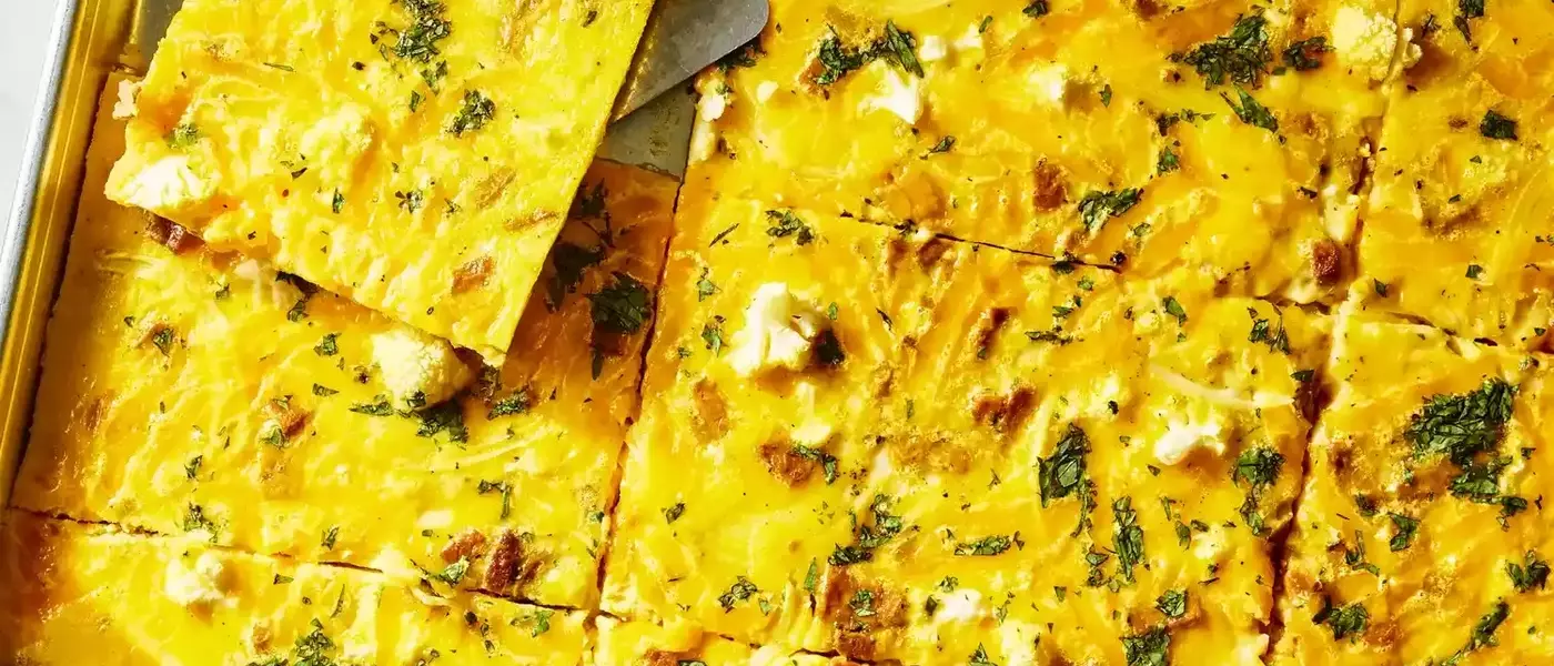 Effortless and Nutritious Sheet-Pan Eggs with Cauliflower and Tempeh