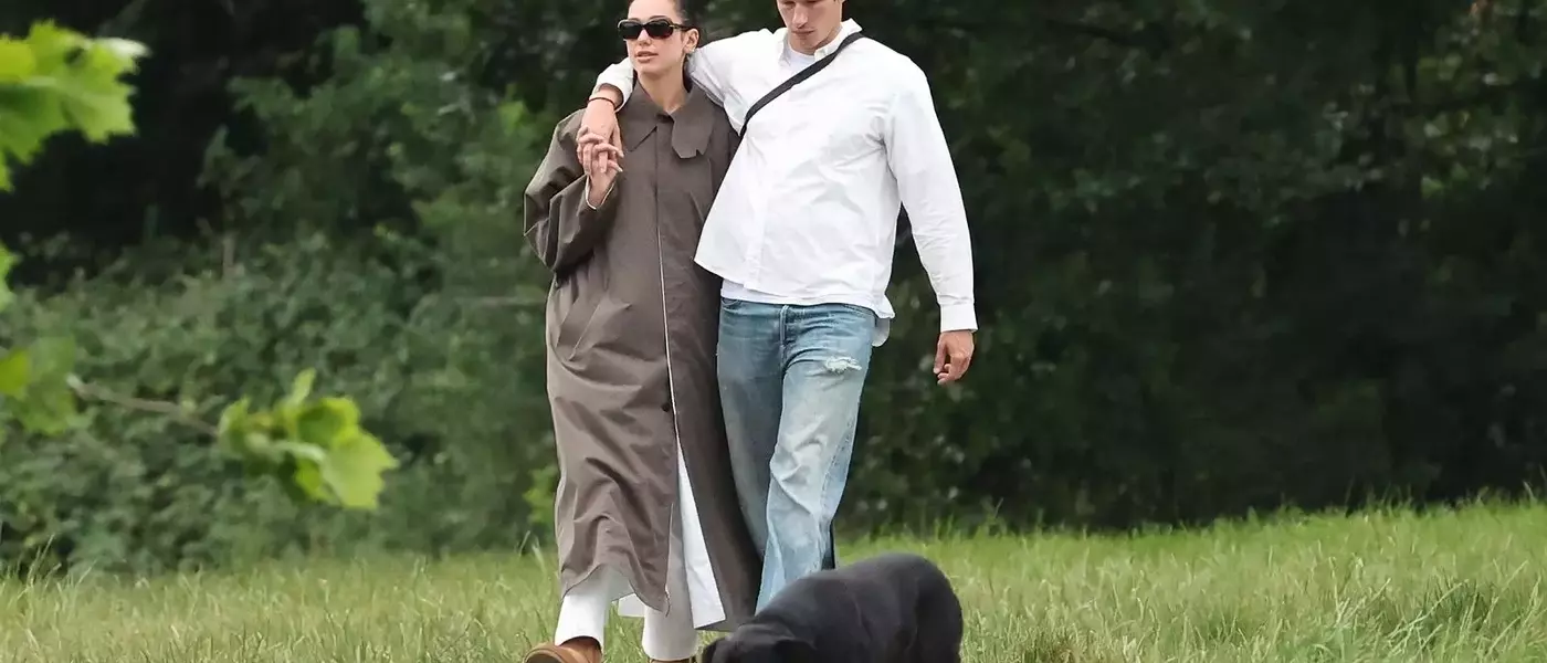 Dua Lipa and Callum Turner Embrace Married Life with a Relaxed London Dog Walk After Their Surprise Wedding Weekend