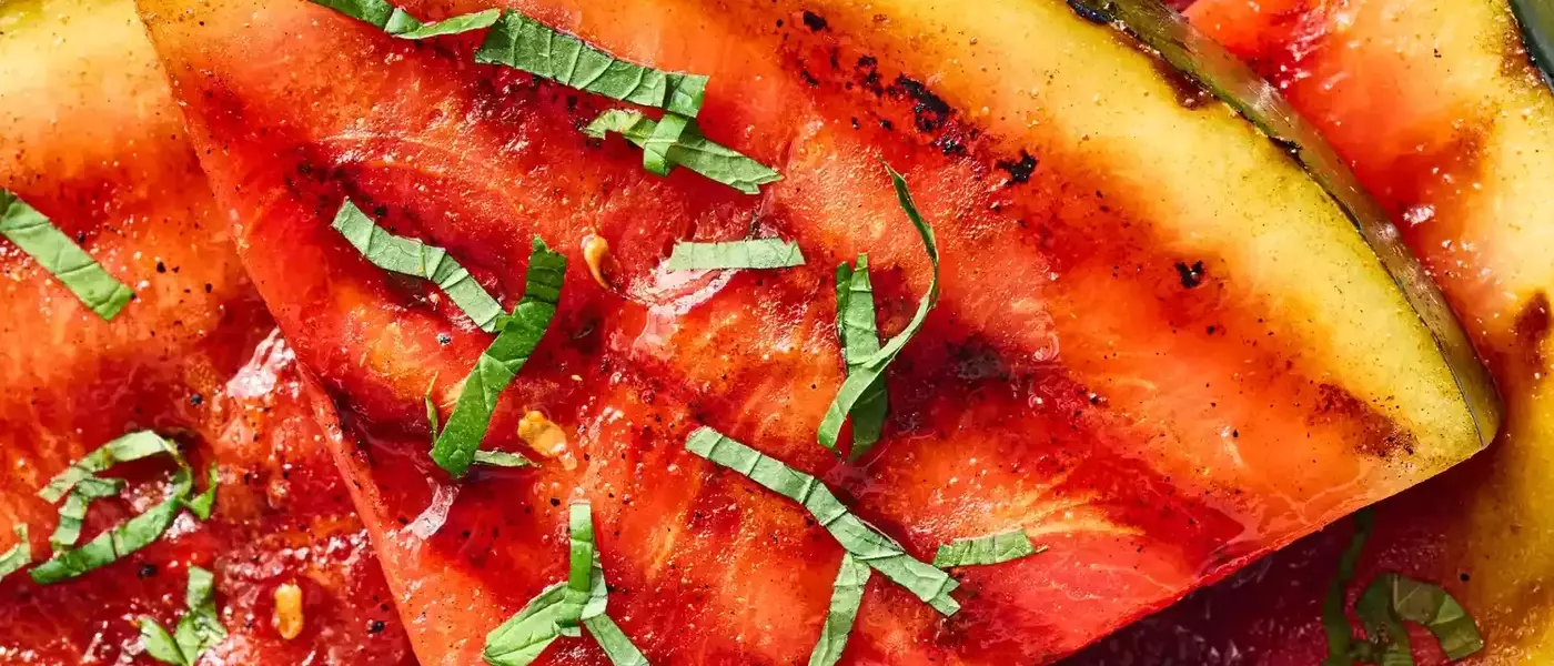 Grilled Watermelon with Honey-Lime-Cayenne Glaze: A Spicy Summer Treat