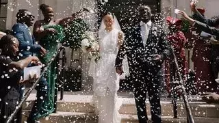 A London Bride's Personal Touch: Designing Her Own Wedding and Flower Girl Dresses