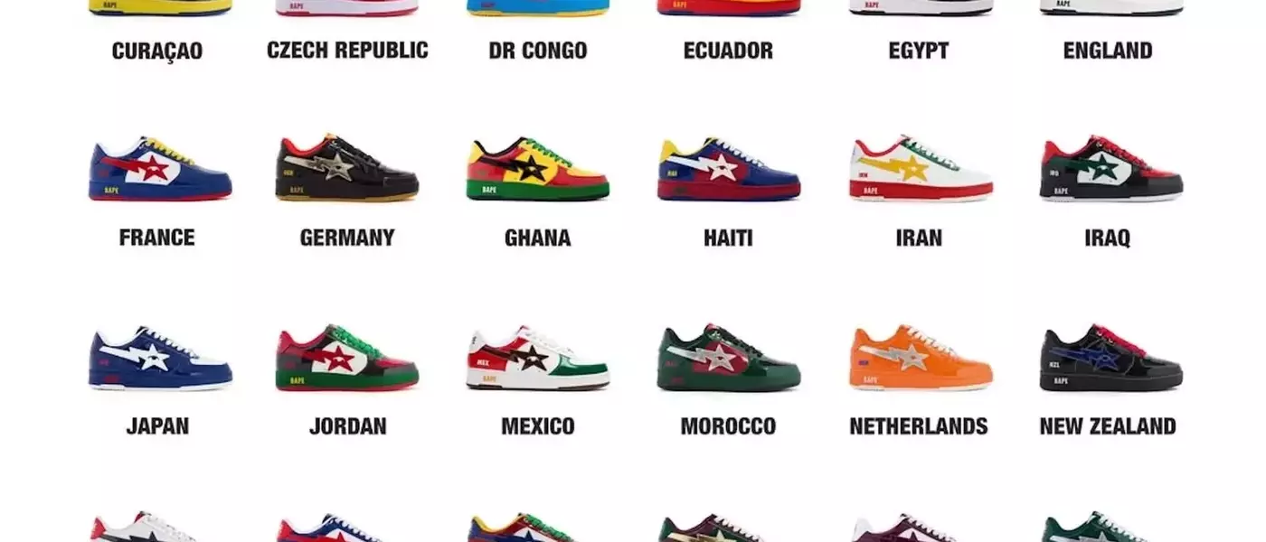 BAPE and KidSuper Unite for 2026 World Cup Sneaker Collection