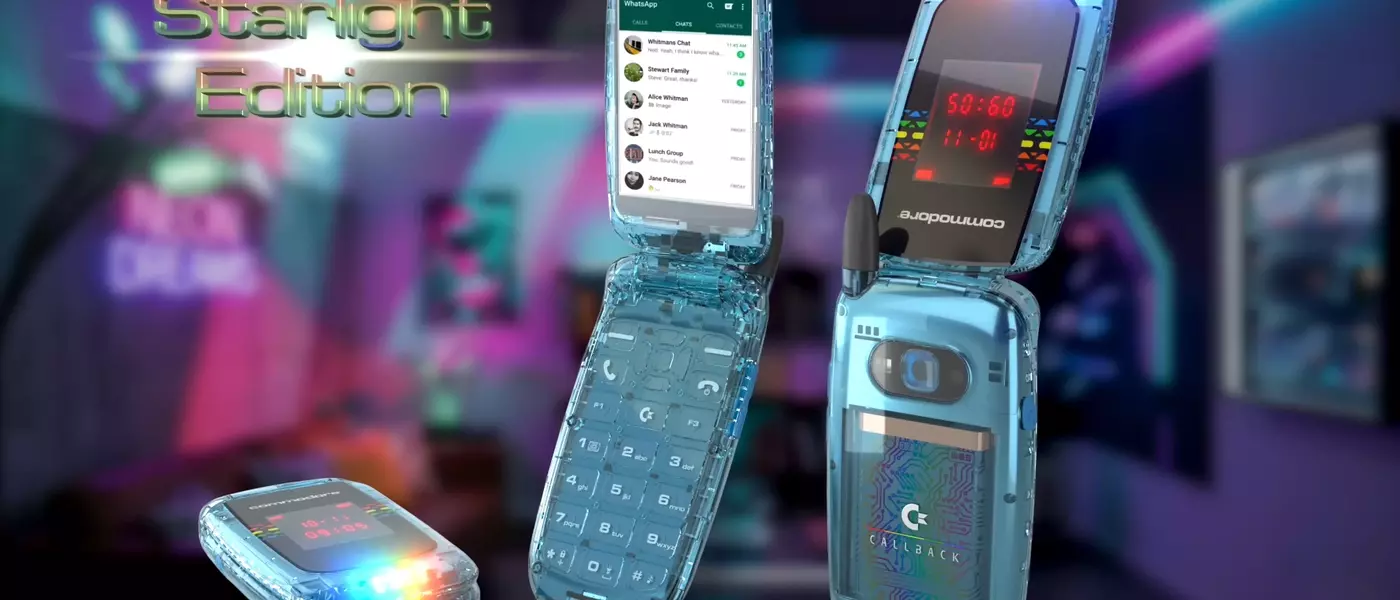 The Commodore Callback 8020: A Retro Flip Phone for the Digital Minimalist