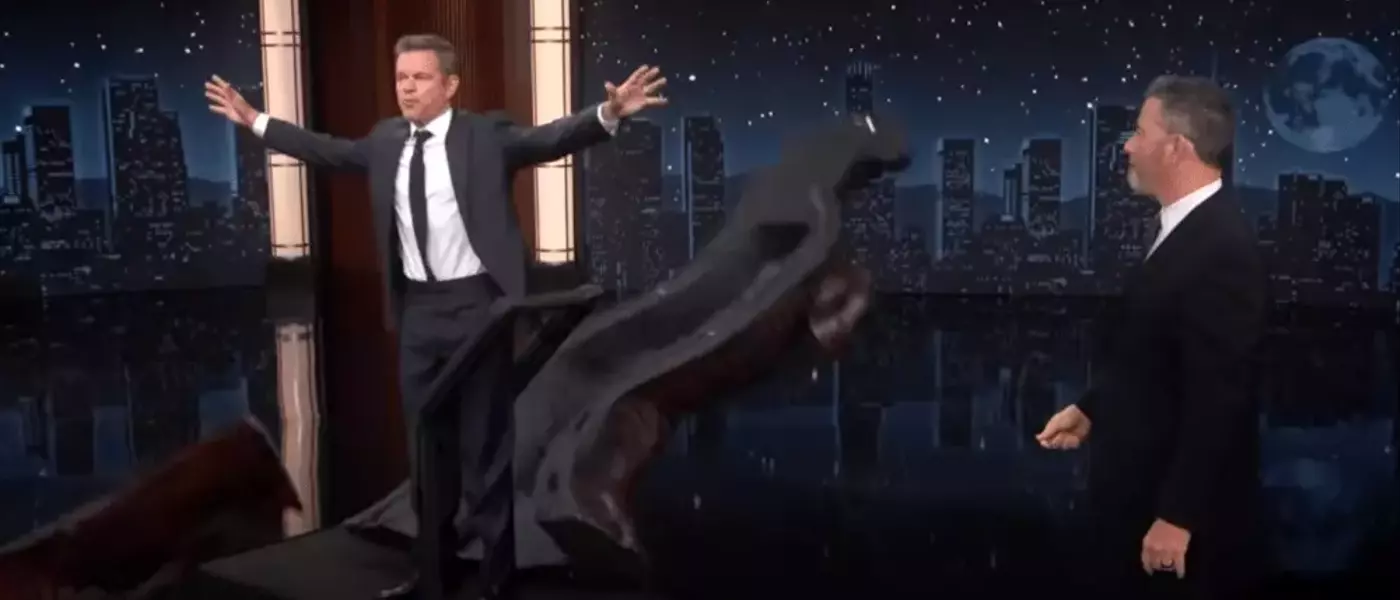 Matt Damon's Comical Disruption on 'Jimmy Kimmel Live!'