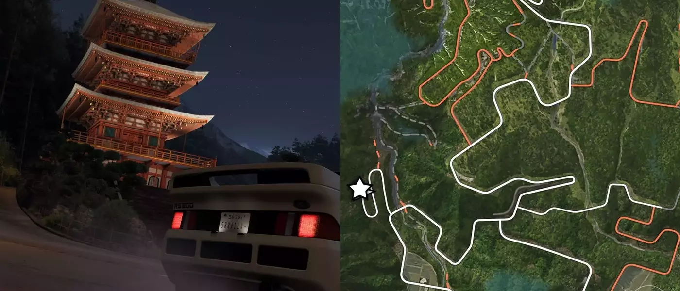 Forza Horizon 6: Finding Nachi Falls Temple for "Temple of Zoom" Challenge