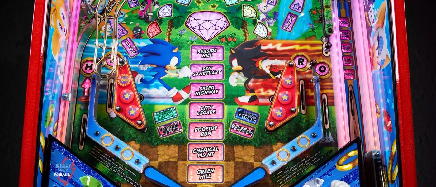 Sonic the Hedgehog Leaps into Pinball with New Jersey Jack Machine
