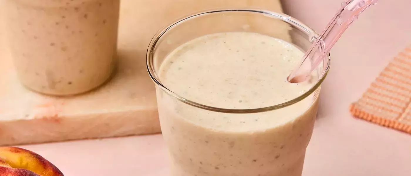 Revitalize Your Morning: The Ultimate High-Protein Peach Oatmeal Smoothie