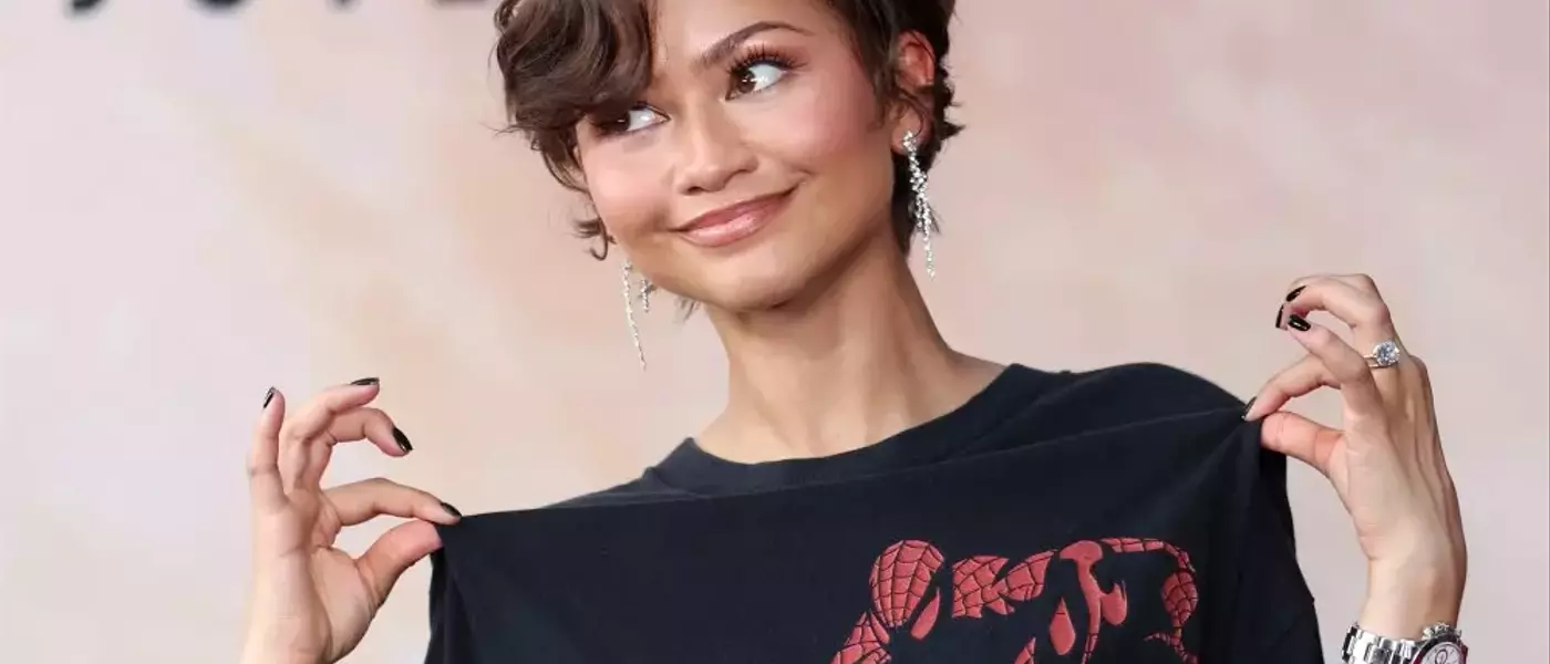 Zendaya's Spider-Man T-Shirt Steals the Show in Paris