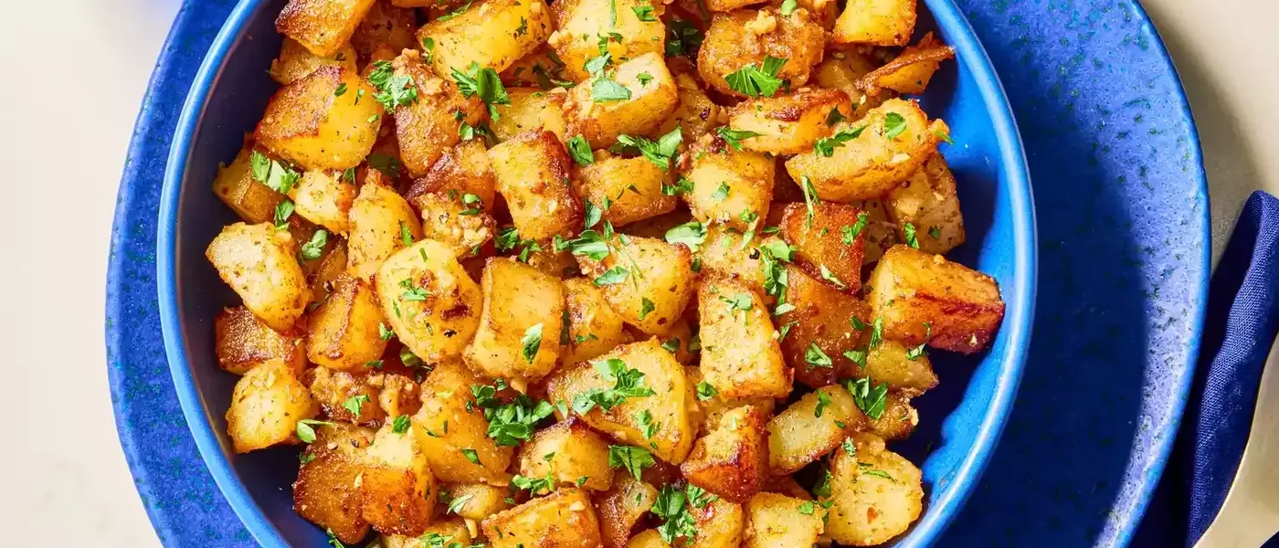 Egyptian Warm Potato Salad with Aromatic Dressing