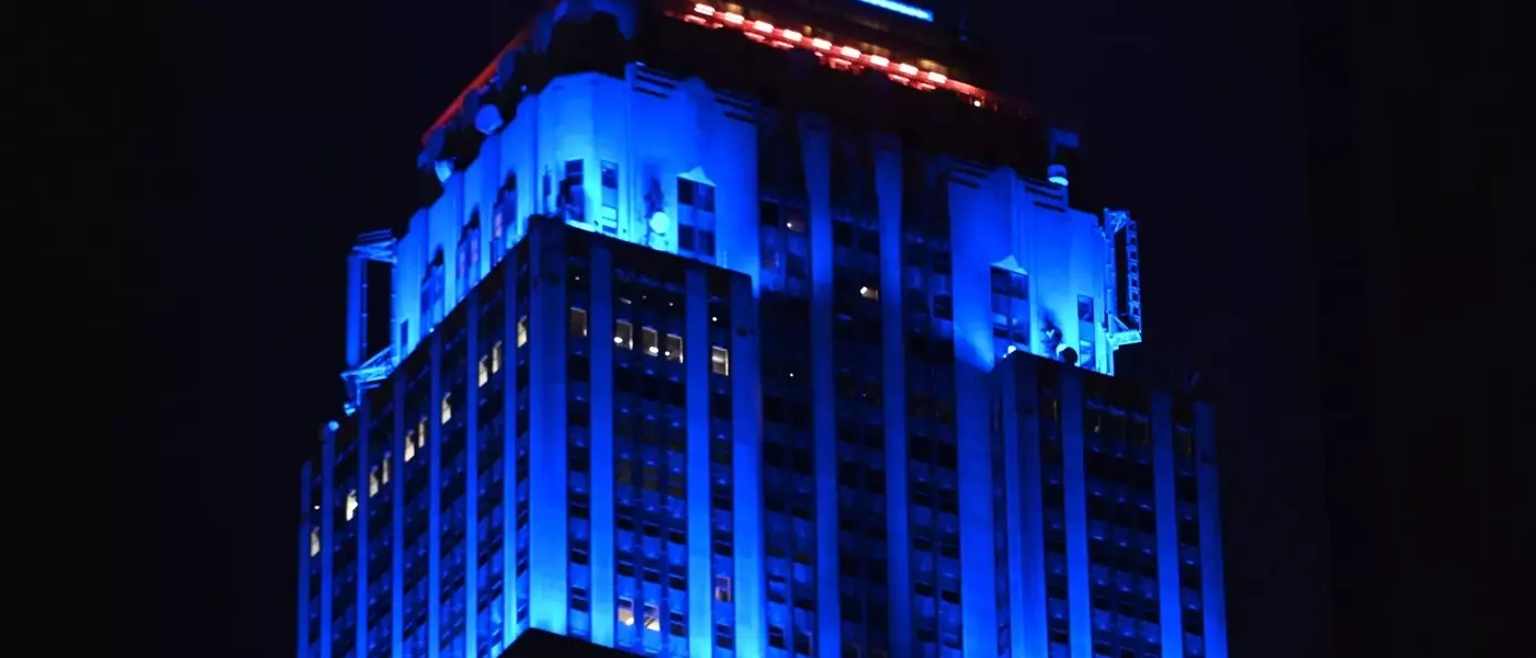 Empire State Building Lit Blue for Taylor Swift and Travis Kelce's Wedding