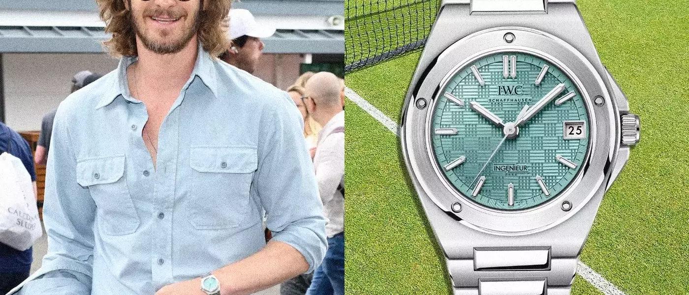 Andrew Garfield's Wimbledon Style: A Blue-Toned IWC Ingenieur Steals the Show