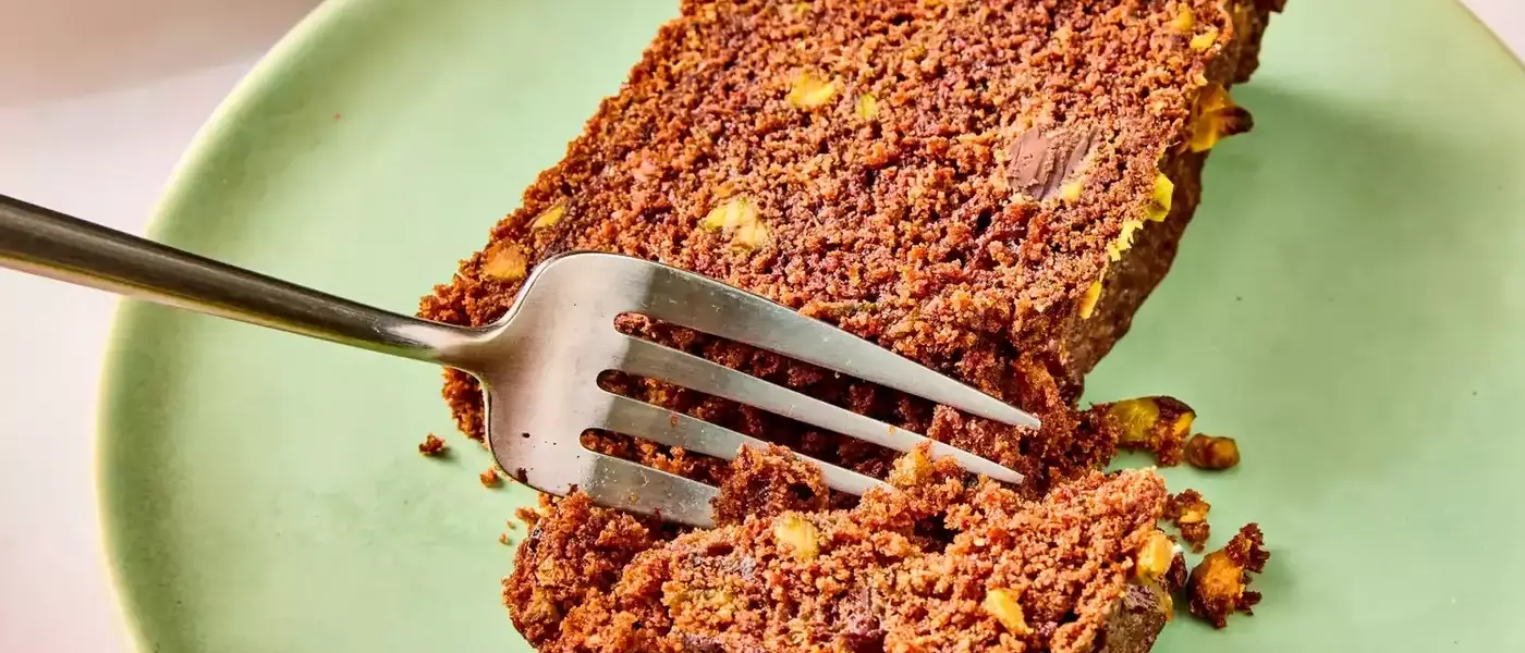Decadent Chocolate Pistachio Zucchini Loaf