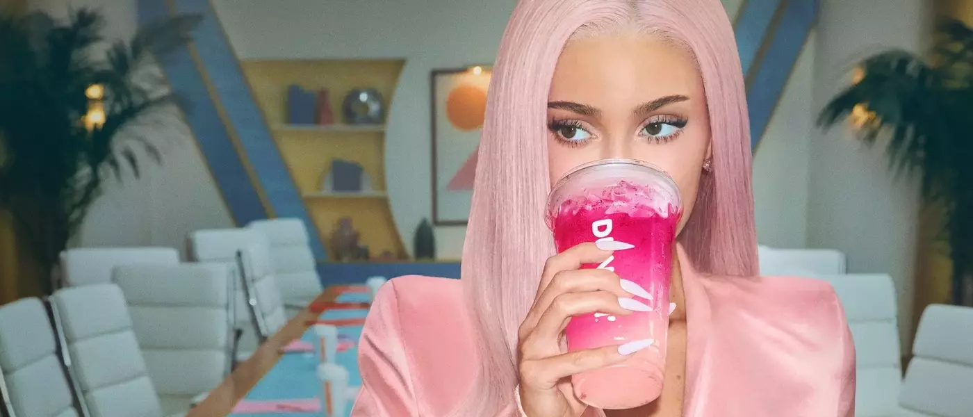 Kylie Jenner and Dunkin' Unveil "King Kylie Collection" Beverages