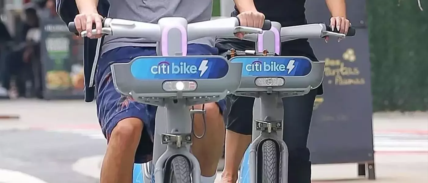 Celebrities Embrace Citi Bikes for Summer Romance in New York City