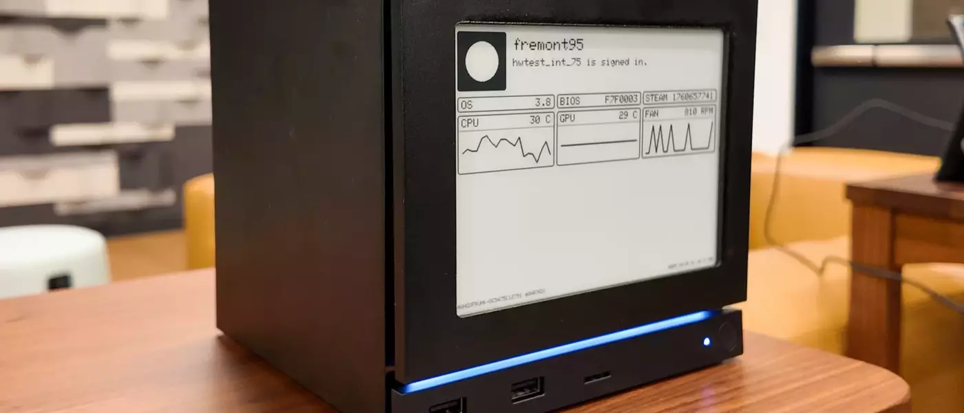 E-Ink Faceplates for Steam Machines: A Third-Party Innovation