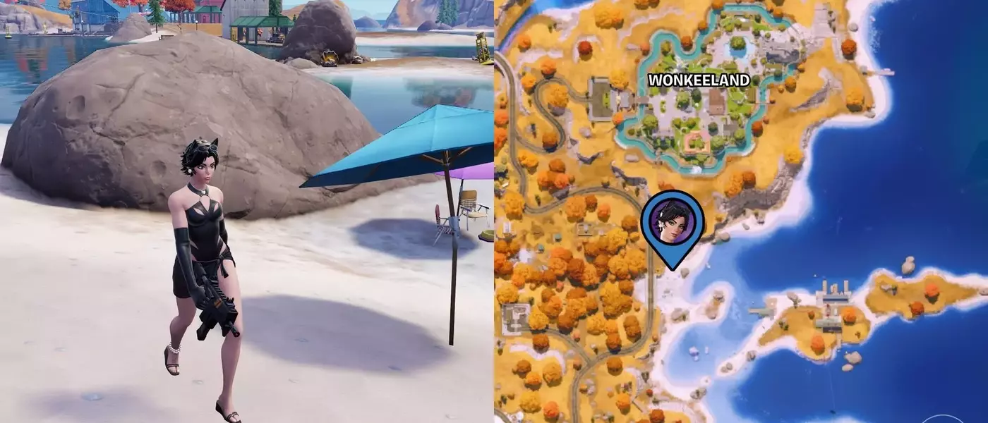 Locating Catwoman in Fortnite Chapter 7 Season 3